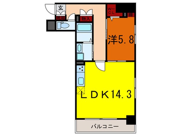 エル・イソベ三宮の物件間取画像